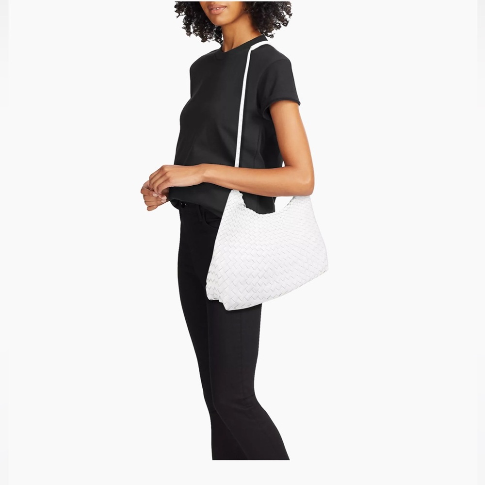 Dragon Diffusion Ivory Woven Shoulder Bag - Picture 2 of 11